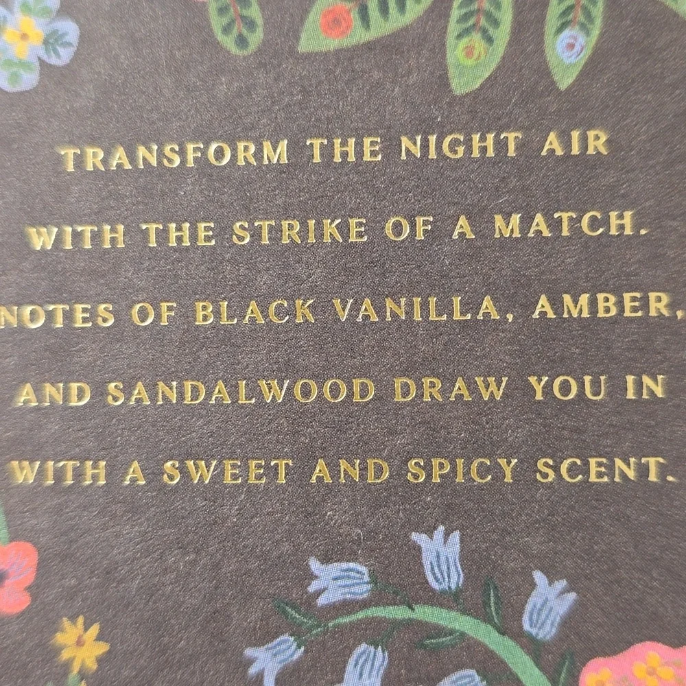 ❤️BUY 5 GET 3 FREE Gracie Amber and Black Vanilla 9.5 oz Glass Soy Candle